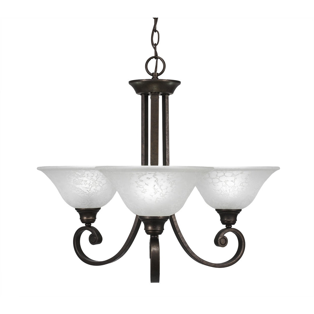 Toltec Curl 253-brz-515 Chandelier Light - Bronze