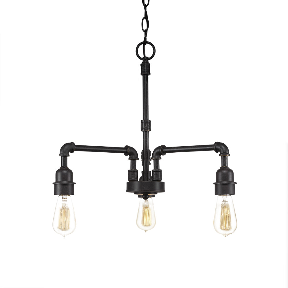 Toltec Vintage 283-dg-at18 Chandelier Light - Dark Granite