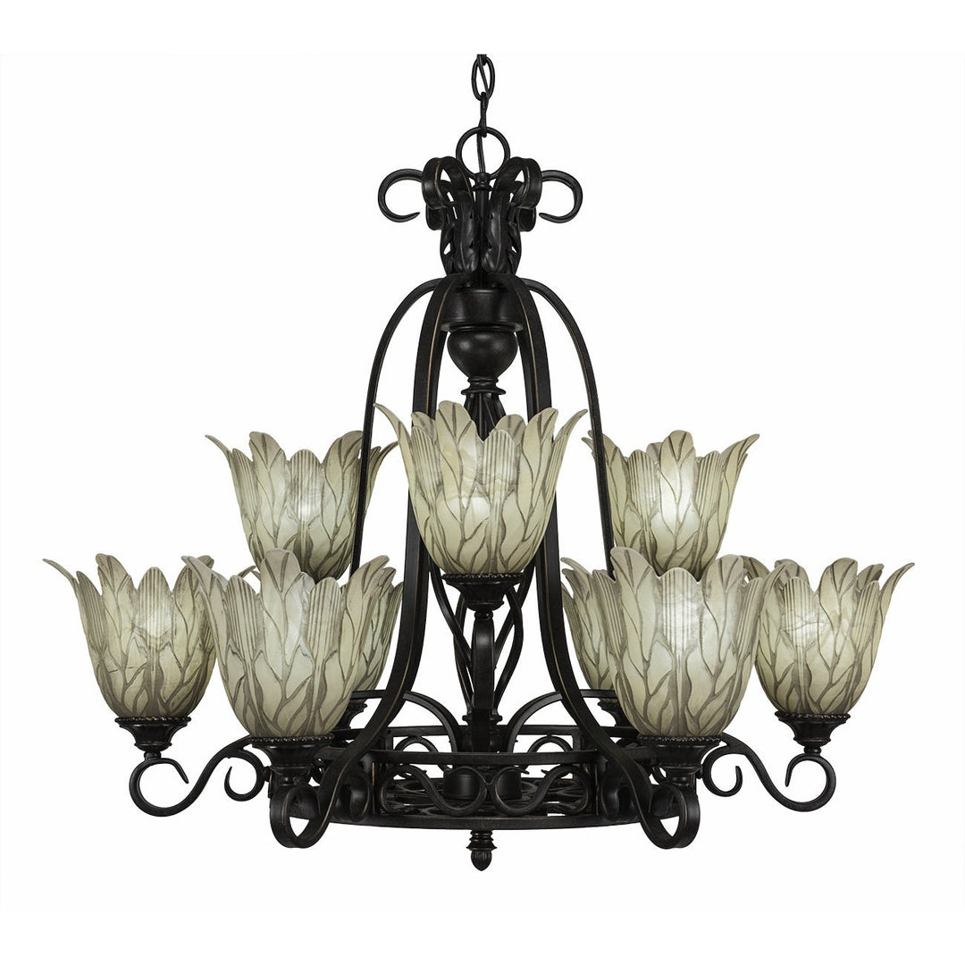 Toltec Eleganté 869-dg-1025 Chandelier Light - Dark Granite
