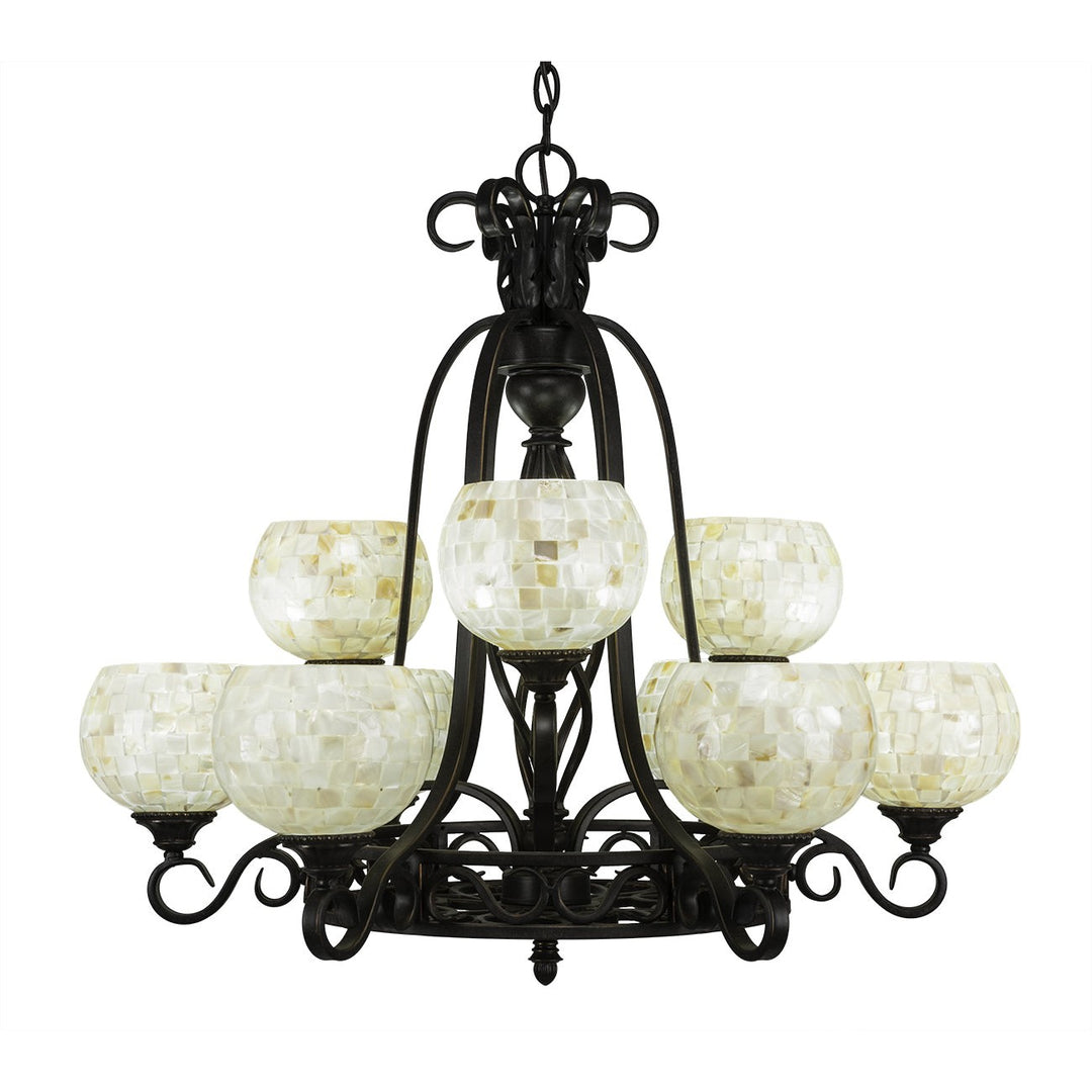 Toltec Eleganté 869-dg-405 Chandelier Light - Dark Granite
