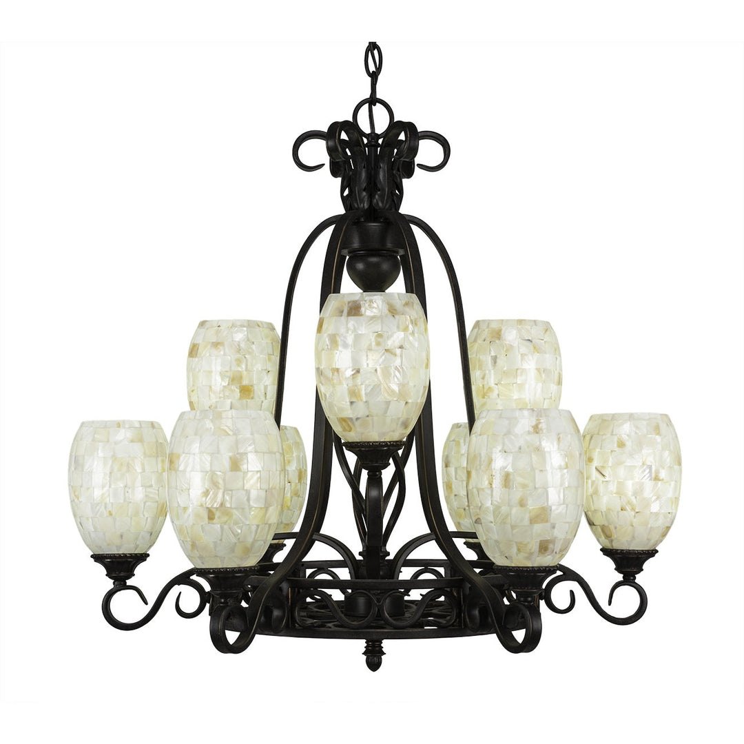 Toltec Eleganté 869-dg-406 Chandelier Light - Dark Granite