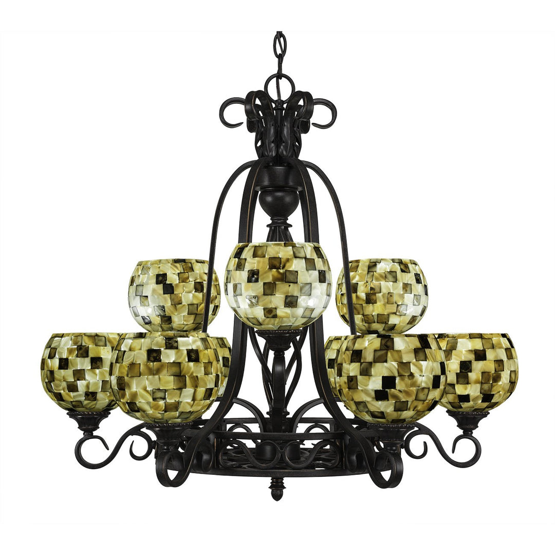 Toltec Eleganté 869-dg-407 Chandelier Light - Dark Granite