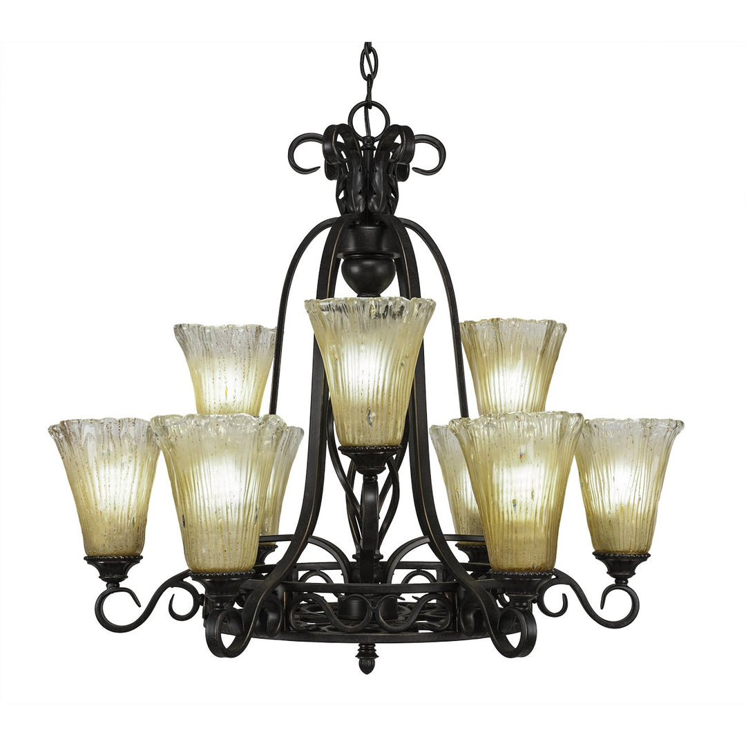 Toltec Eleganté 869-dg-720 Chandelier Light - Dark Granite