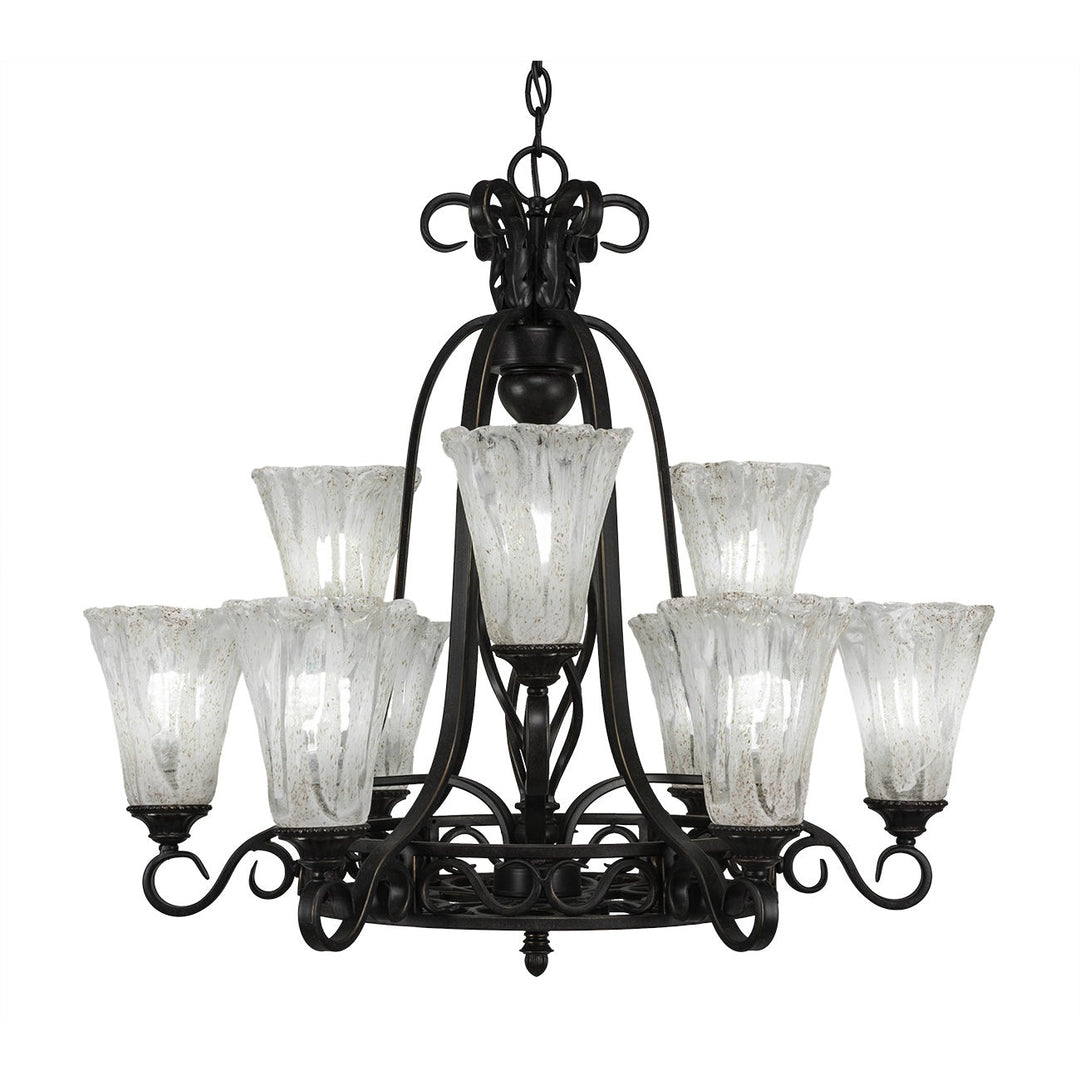 Toltec Eleganté 869-dg-729 Chandelier Light - Dark Granite
