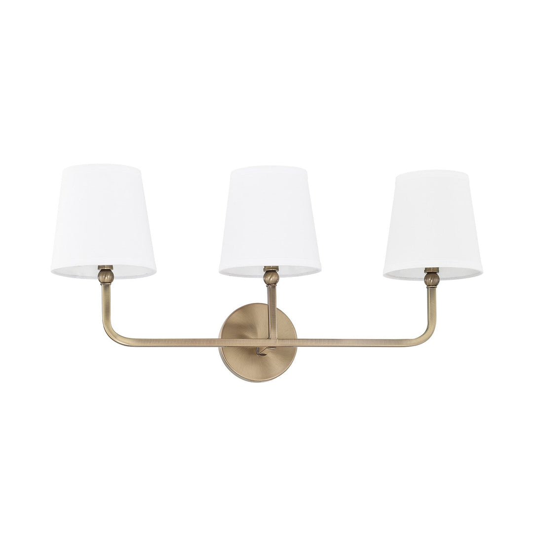 Capital Dawson 119331AD-674 Bath Vanity Light 26 in. wide - Aged Brass