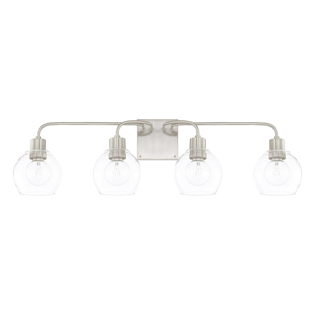 Capital Tanner 120041BN-426 Bath Vanity Light 34 in. wide - Brushed Nickel