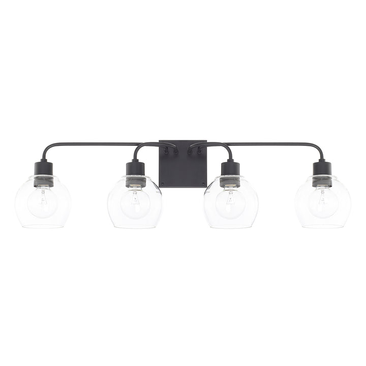Capital Tanner 120041MB-426 Bath Vanity Light 34 in. wide - Matte Black