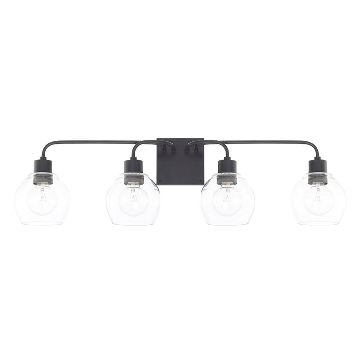 Capital Tanner 120041MB-426 Bath Vanity Light 34 in. wide - Matte Black