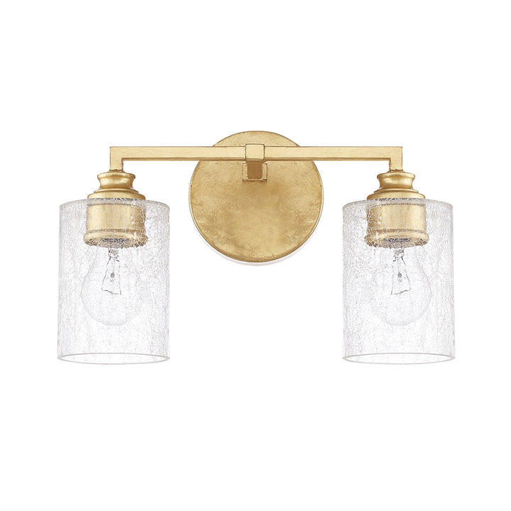 Capital Milan 120521CG-422 Bath Vanity Light 14 in. wide - Capital Gold