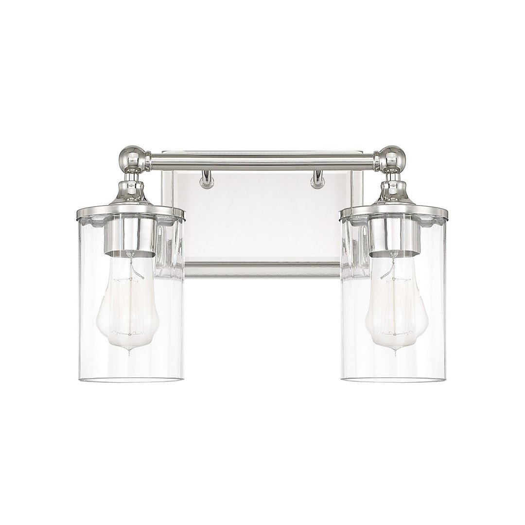 Capital Camden 120721PN-423 Bath Vanity Light 14 in. wide - Polished Nickel