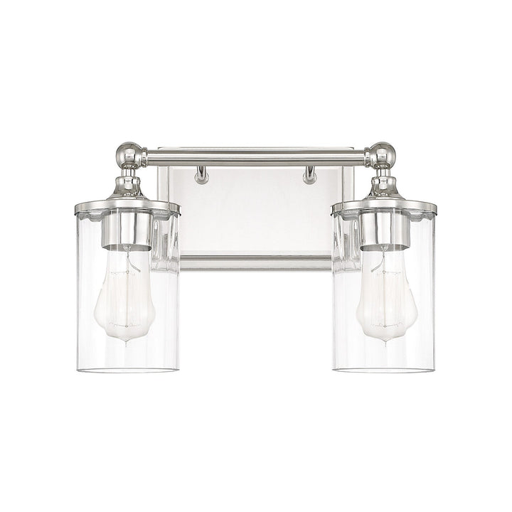 Capital Camden 120721PN-423 Bath Vanity Light 14 in. wide - Polished Nickel