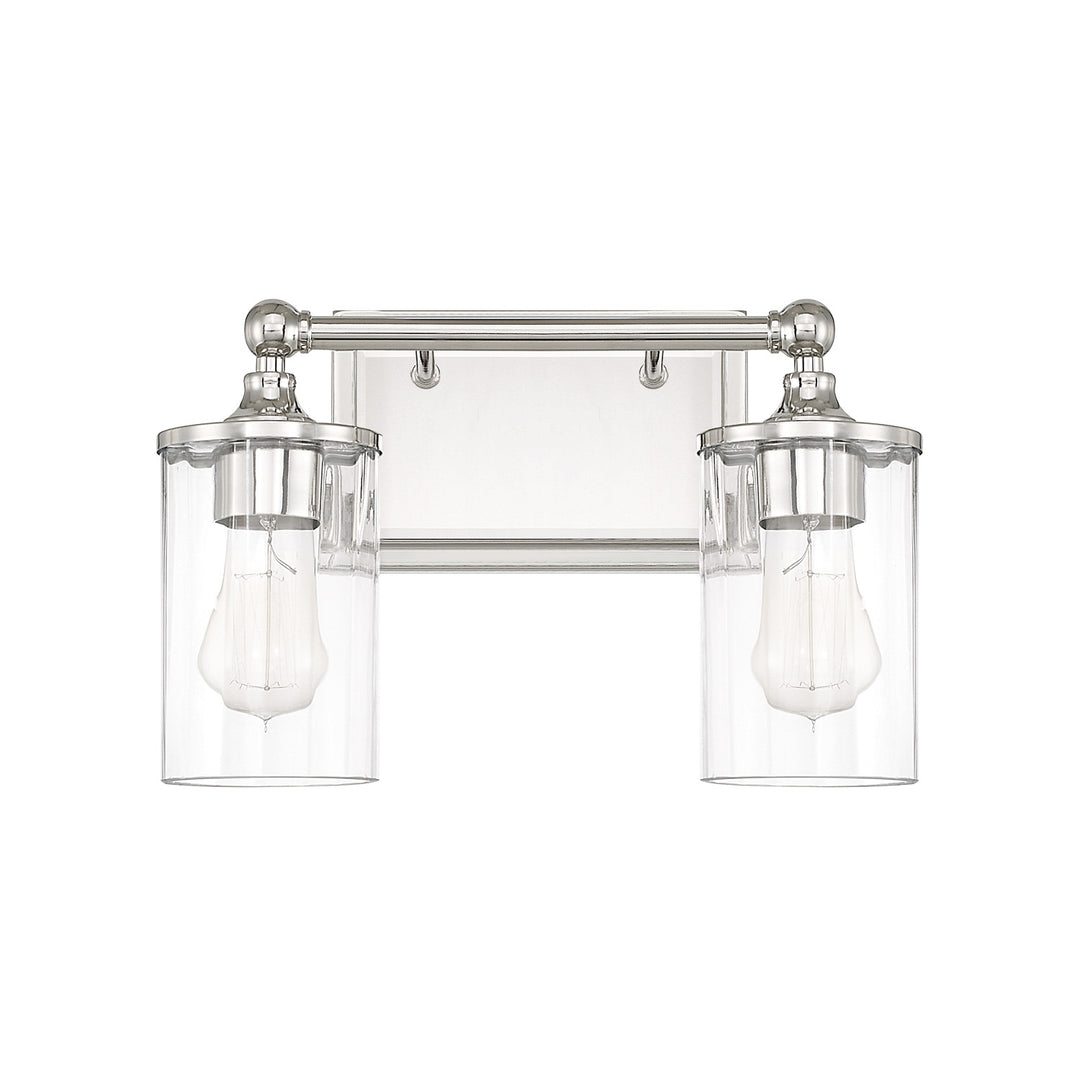 Capital Camden 120721PN-423 Bath Vanity Light 14 in. wide - Polished Nickel