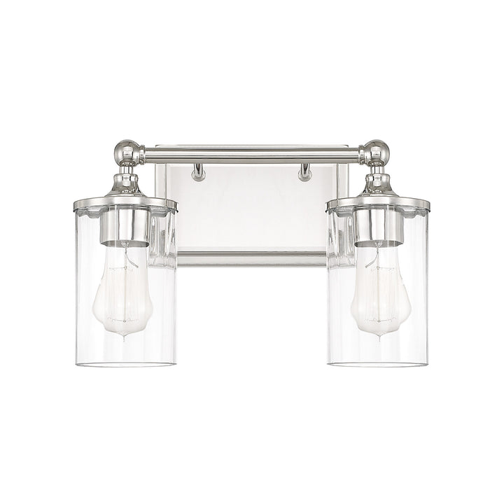 Capital Camden 120721PN-423 Bath Vanity Light 14 in. wide - Polished Nickel