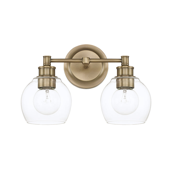 Capital Mid Century 121121AD-426 Bath Vanity Light 15 in. wide - Aged Brass