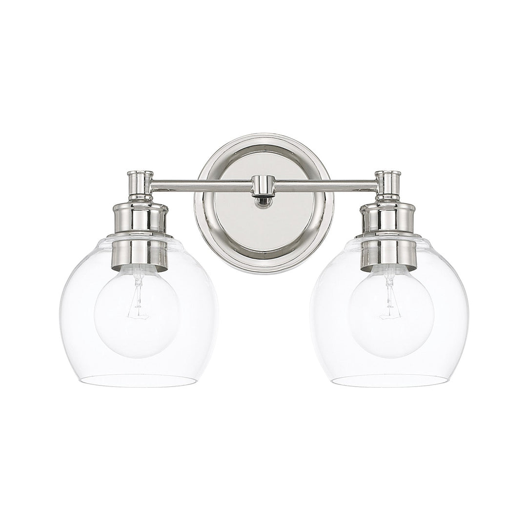 Capital Mid Century 121121PN-426 Bath Vanity Light 15 in. wide - Polished Nickel