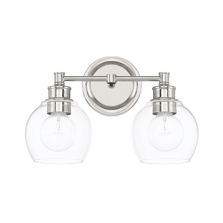 Capital Mid Century 121121PN-426 Bath Vanity Light 15 in. wide - Polished Nickel