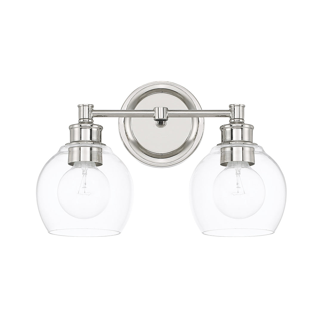 Capital Mid Century 121121PN-426 Bath Vanity Light 15 in. wide - Polished Nickel