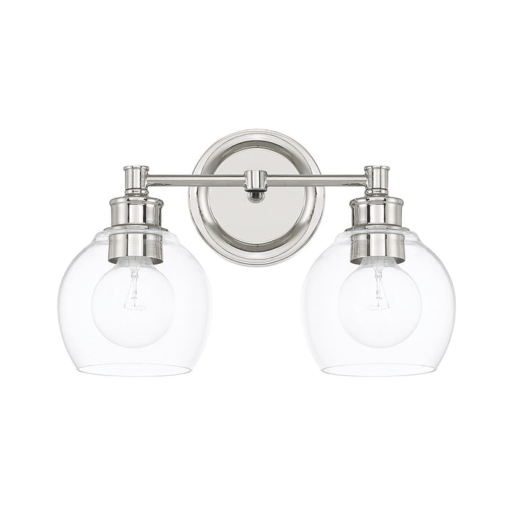 Capital Mid Century 121121PN-426 Bath Vanity Light 15 in. wide - Polished Nickel