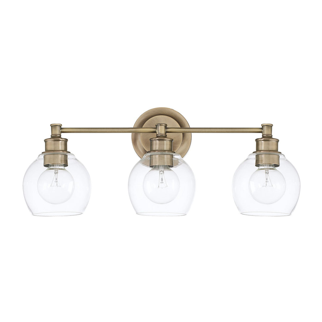 Capital Mid Century 121131AD-426 Bath Vanity Light 24 in. wide - Aged Brass