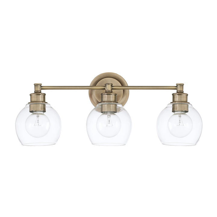 Capital Mid Century 121131AD-426 Bath Vanity Light 24 in. wide - Aged Brass