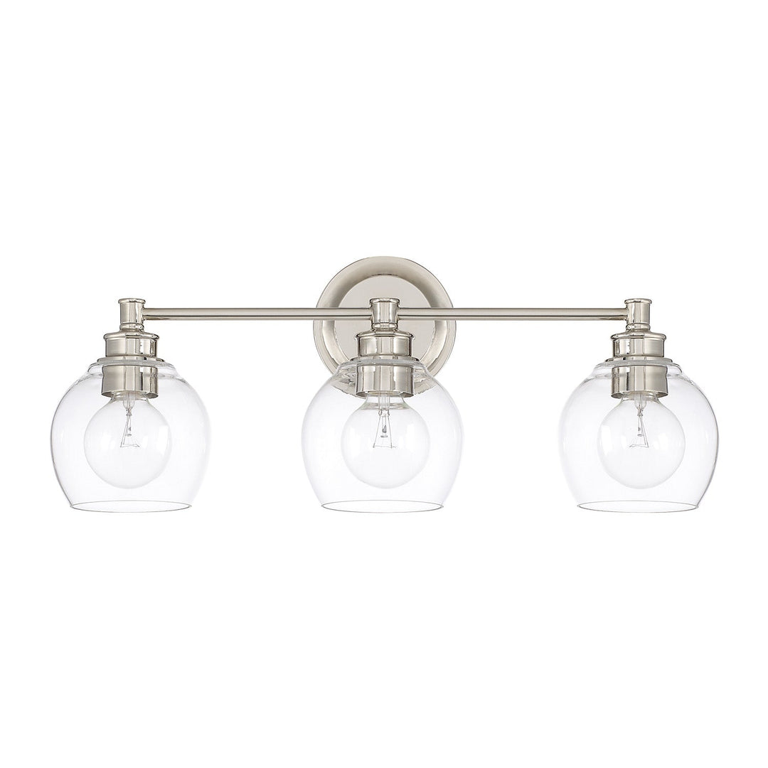 Capital Mid Century 121131PN-426 Bath Vanity Light 24 in. wide - Polished Nickel