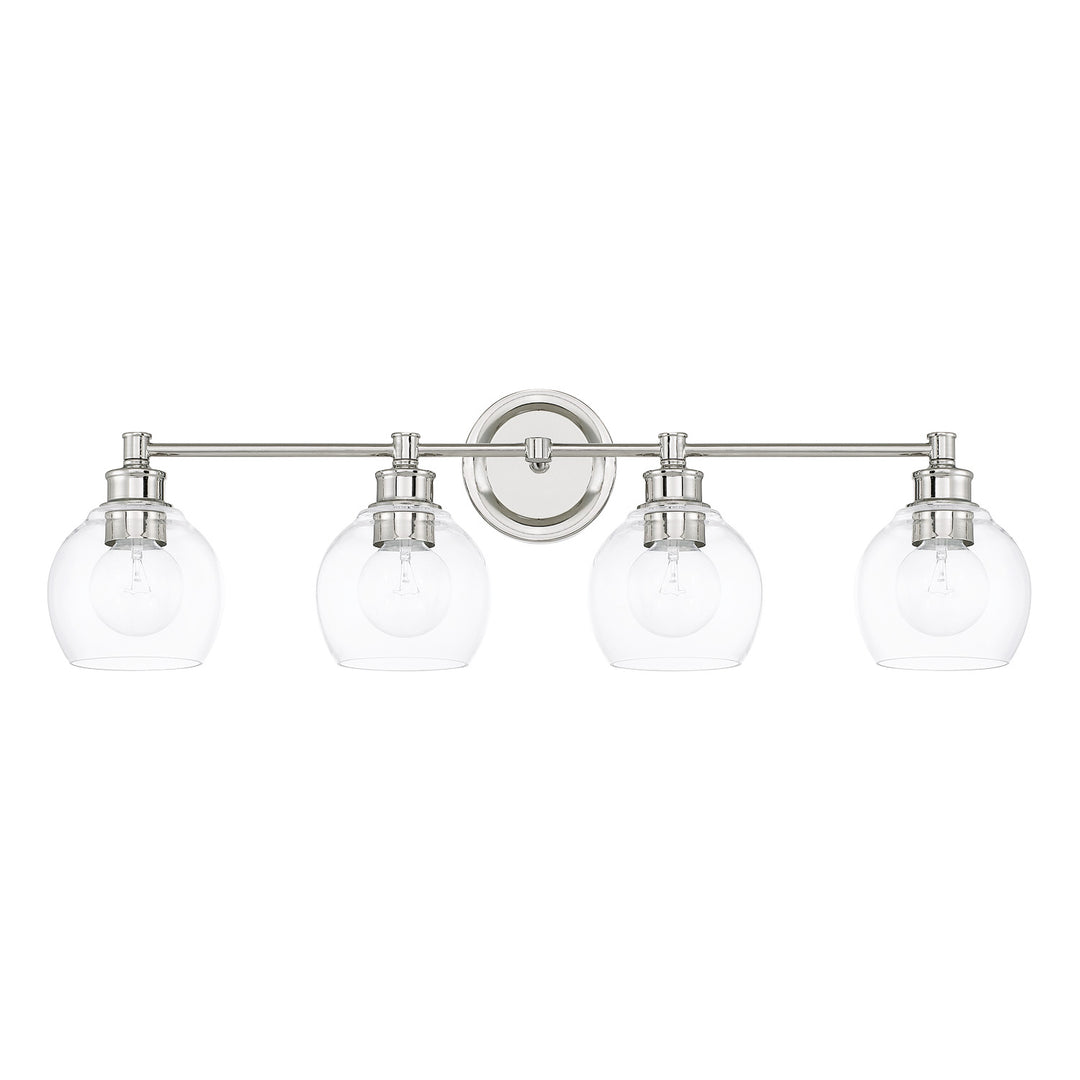 Capital Mid Century 121141PN-426 Bath Vanity Light 32 in. wide - Polished Nickel