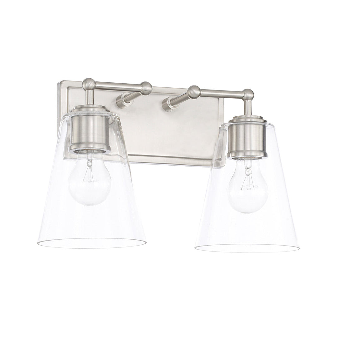 Capital Murphy 121721BN-431 Bath Vanity Light 15 in. wide - Brushed Nickel