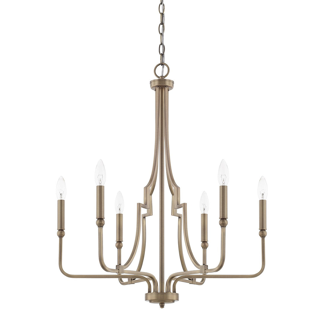 Capital Dawson 419361AD Chandelier Light - Aged Brass