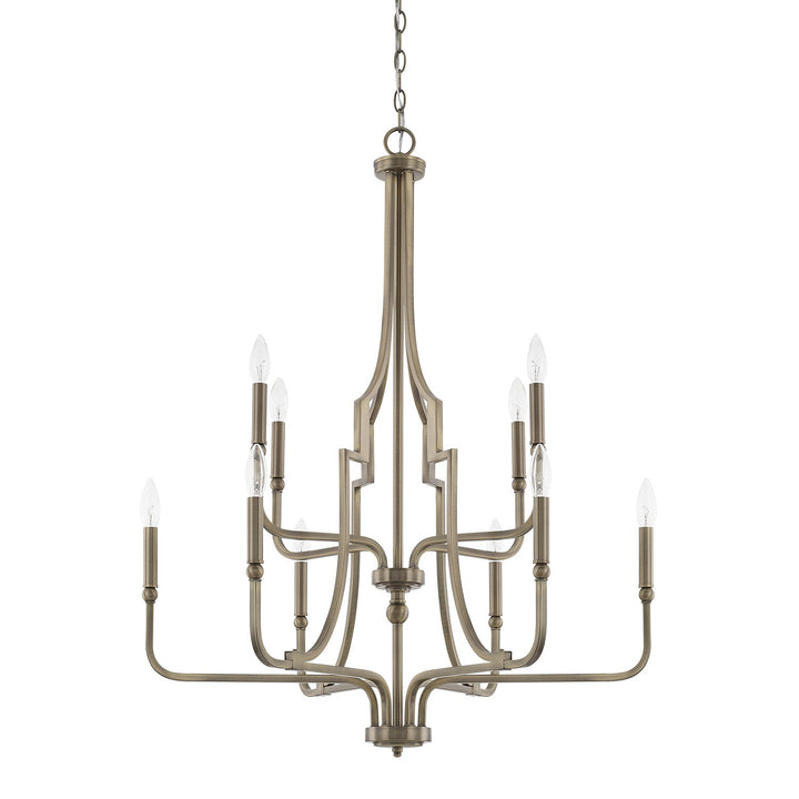 Capital Dawson 419391AD Chandelier Light - Aged Brass