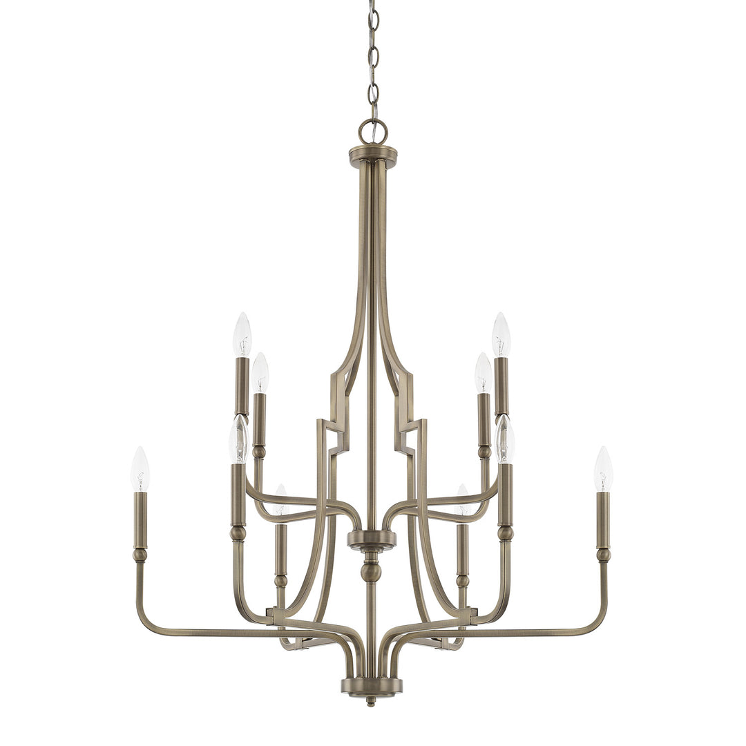 Capital Dawson 419391AD Chandelier Light - Aged Brass