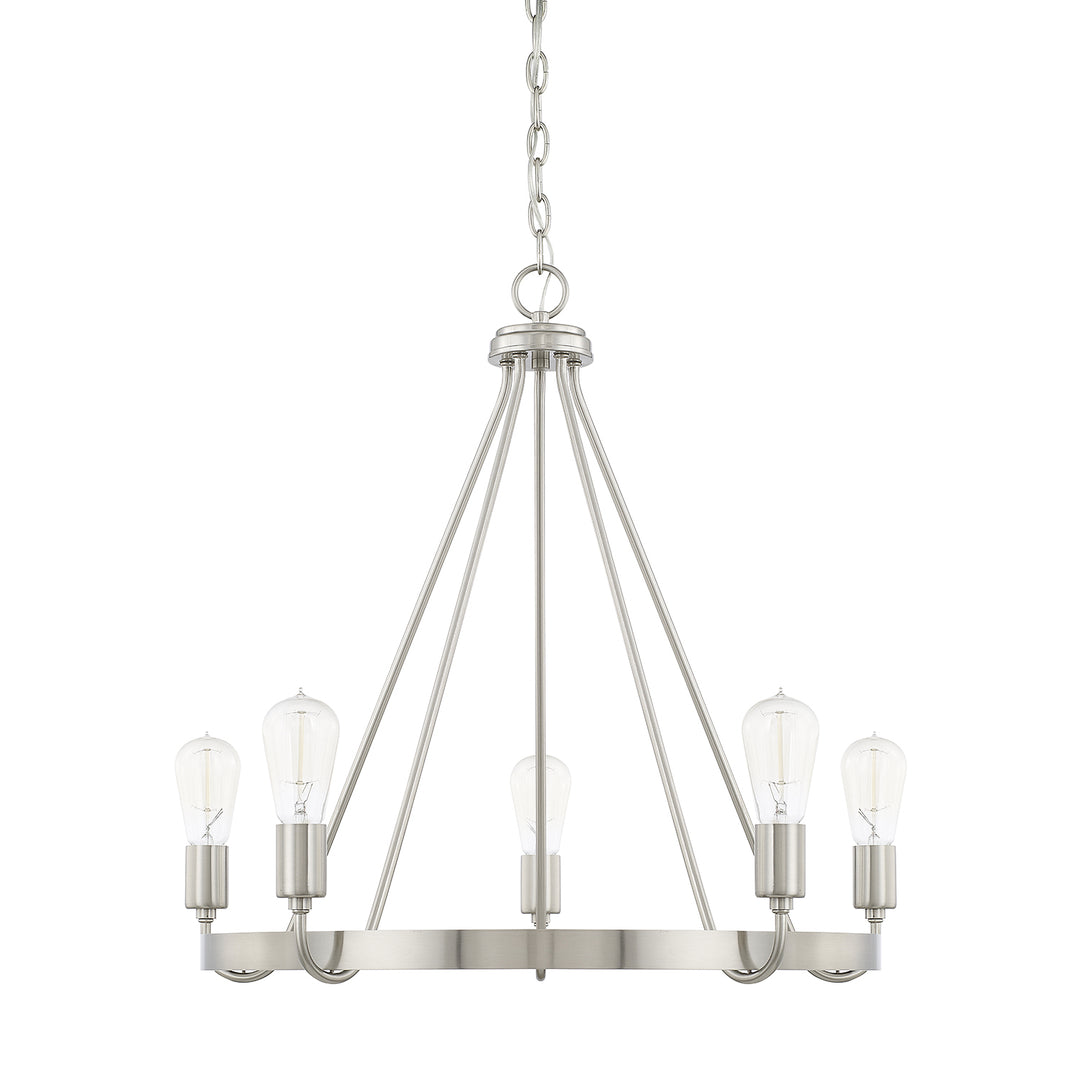 Capital Tanner 420061BN Chandelier Light - Brushed Nickel