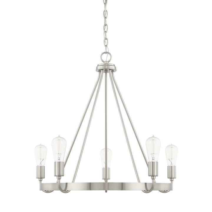 Capital Tanner 420061BN Chandelier Light - Brushed Nickel