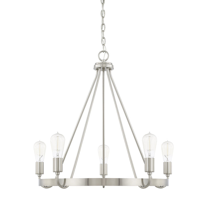 Capital Tanner 420061BN Chandelier Light - Brushed Nickel