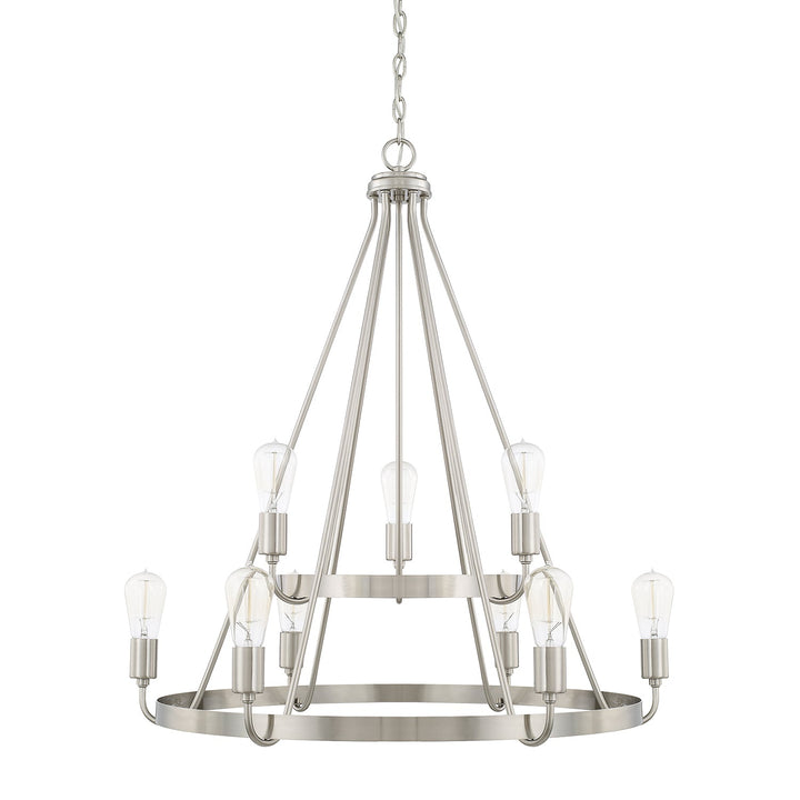 Capital Tanner 420091BN Chandelier Light - Brushed Nickel