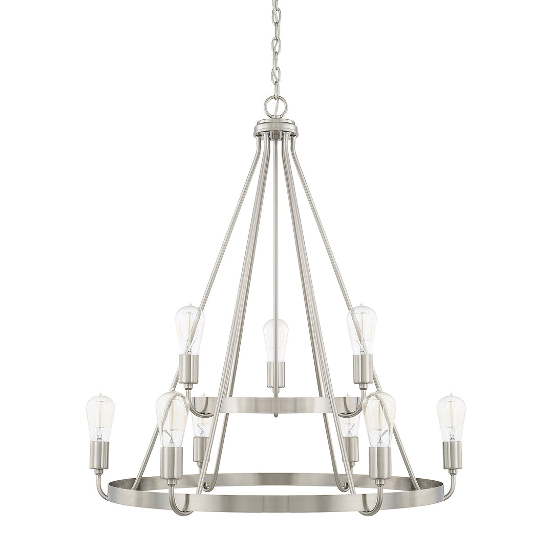 Capital Tanner 420091BN Chandelier Light - Brushed Nickel