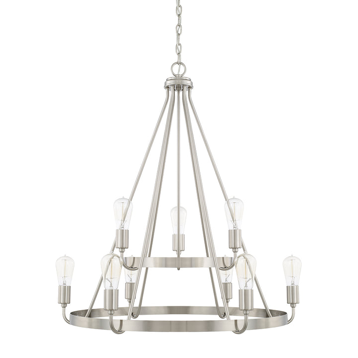 Capital Tanner 420091BN Chandelier Light - Brushed Nickel