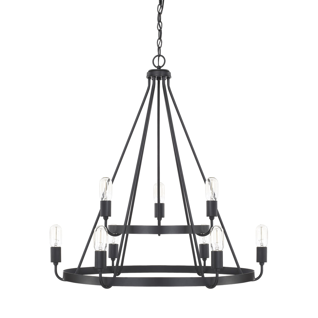 Capital Tanner 420091MB Chandelier Light - Matte Black