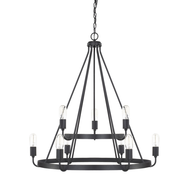 Capital Tanner 420091MB Chandelier Light - Matte Black