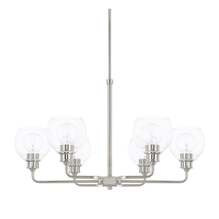 Capital Mid Century 421161PN-426 Chandelier Light - Polished Nickel