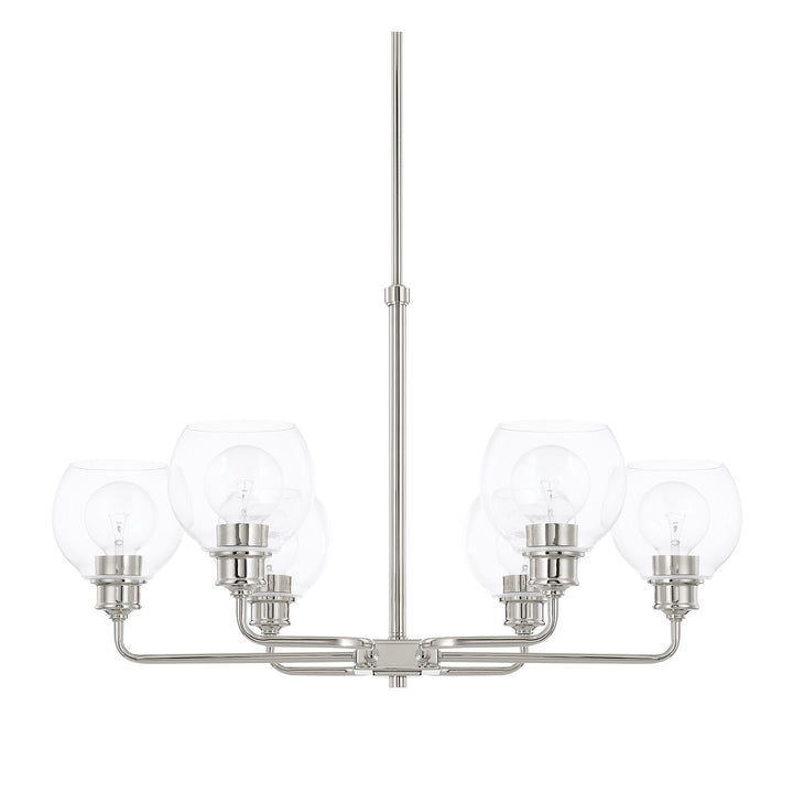 Capital Mid Century 421161PN-426 Chandelier Light - Polished Nickel