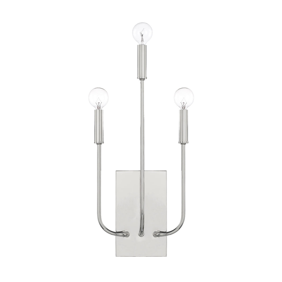 Capital Zander 621931PN Wall Sconce Light - Polished Nickel
