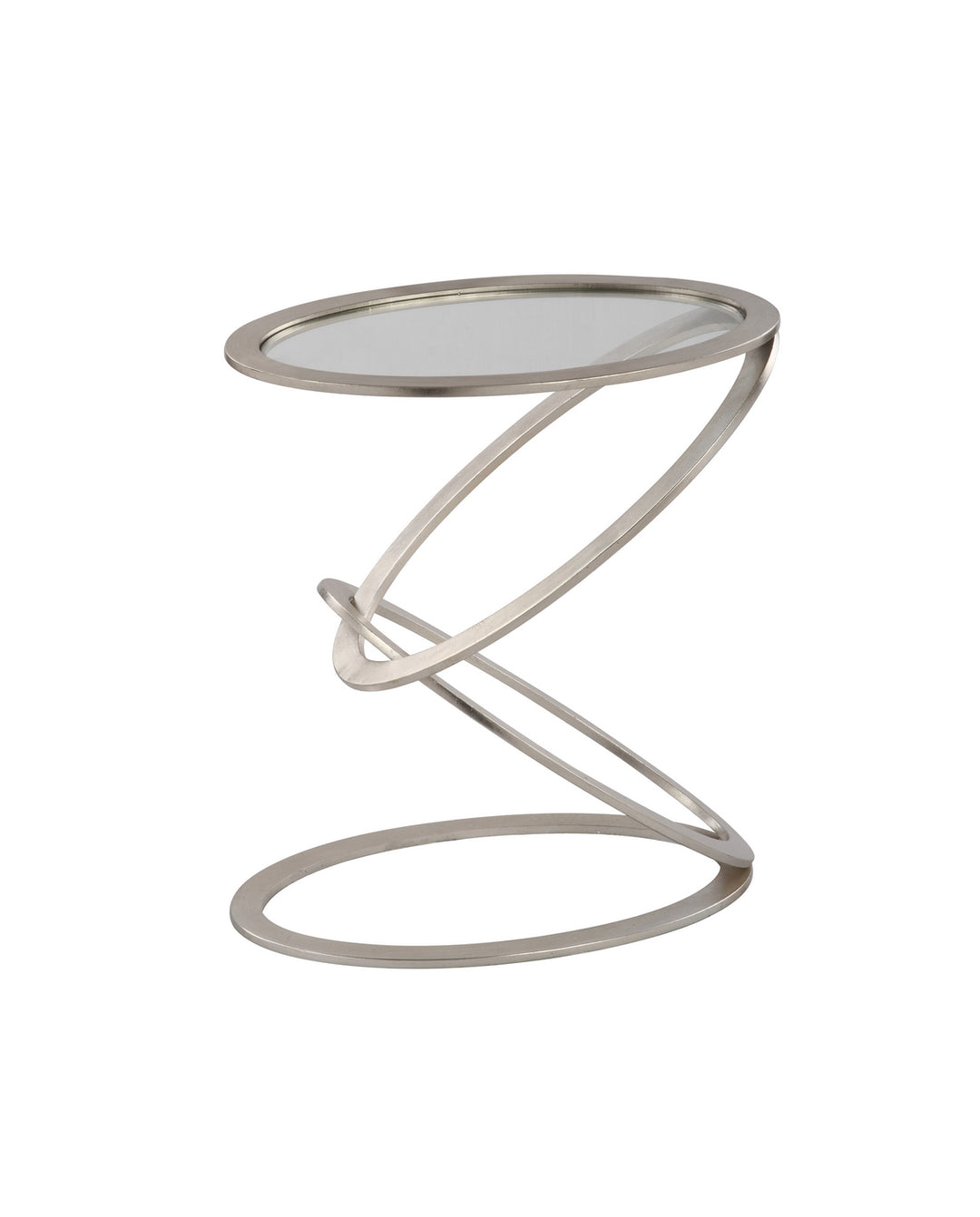 Mariana Lighting 152049 Zenith Accent Table Furniture Pewter, Nickel, Silver