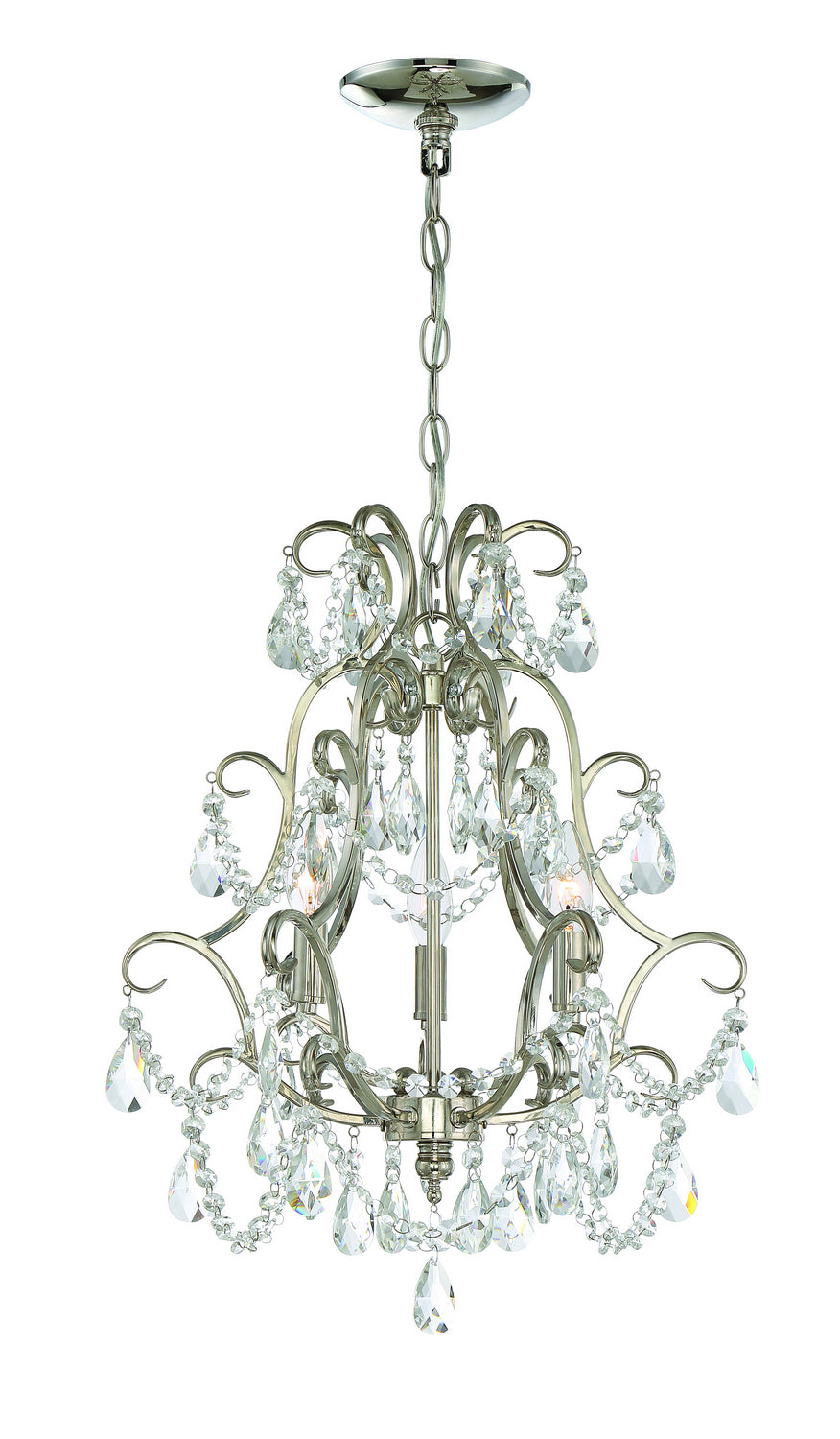 Craftmade Mini Chandelier Light 1133C-PLN Chandelier Light - Polished Nickel