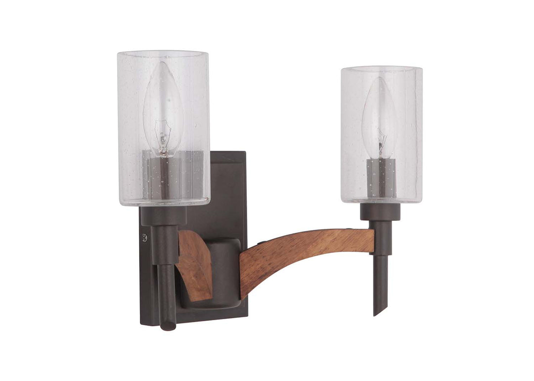 Craftmade Tahoe 40302-ESPWB Wall Sconce Light - Espresso/Whiskey Barrel