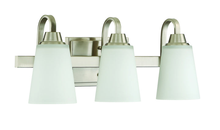 Craftmade Grace 41903-BNK Bath Vanity Light 21 in. wide - Brushed Polished Nickel