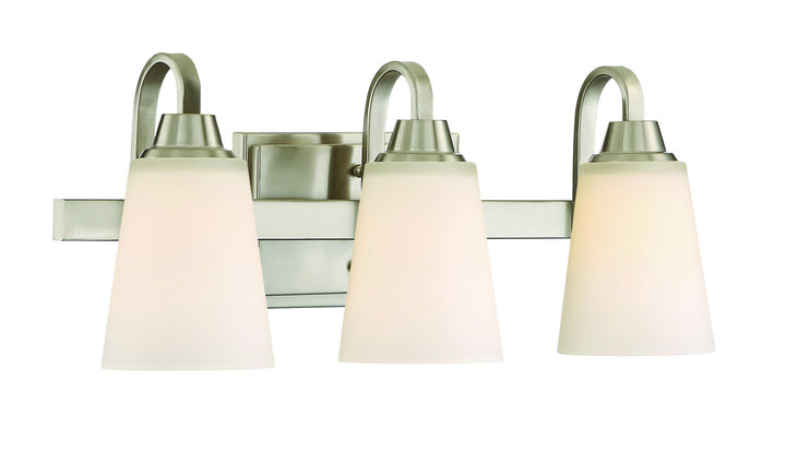 Craftmade Grace 41903-BNK Bath Vanity Light 21 in. wide - Brushed Polished Nickel