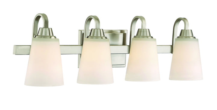 Craftmade Grace 41904-BNK Bath Vanity Light 28 in. wide - Brushed Polished Nickel