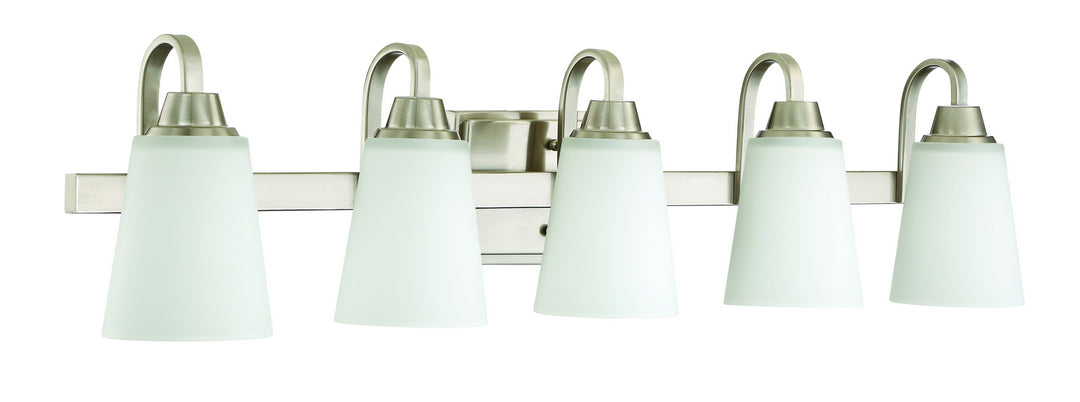 Craftmade Grace 41905-BNK Bath Vanity Light 37 in. wide - Brushed Polished Nickel