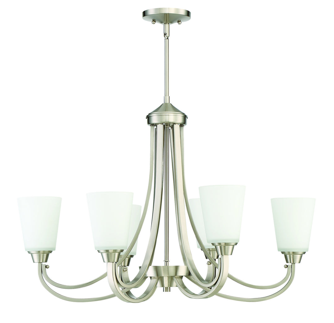 Craftmade Grace 41976-BNK Chandelier Light - Brushed Polished Nickel