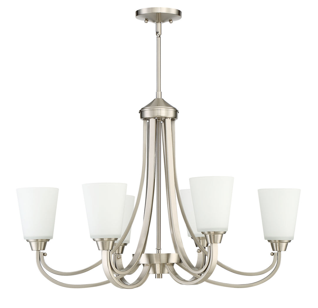 Craftmade Grace 41976-BNK Chandelier Light - Brushed Polished Nickel